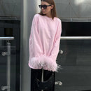 Pink Long Sleeve T-shirt - Fashivon