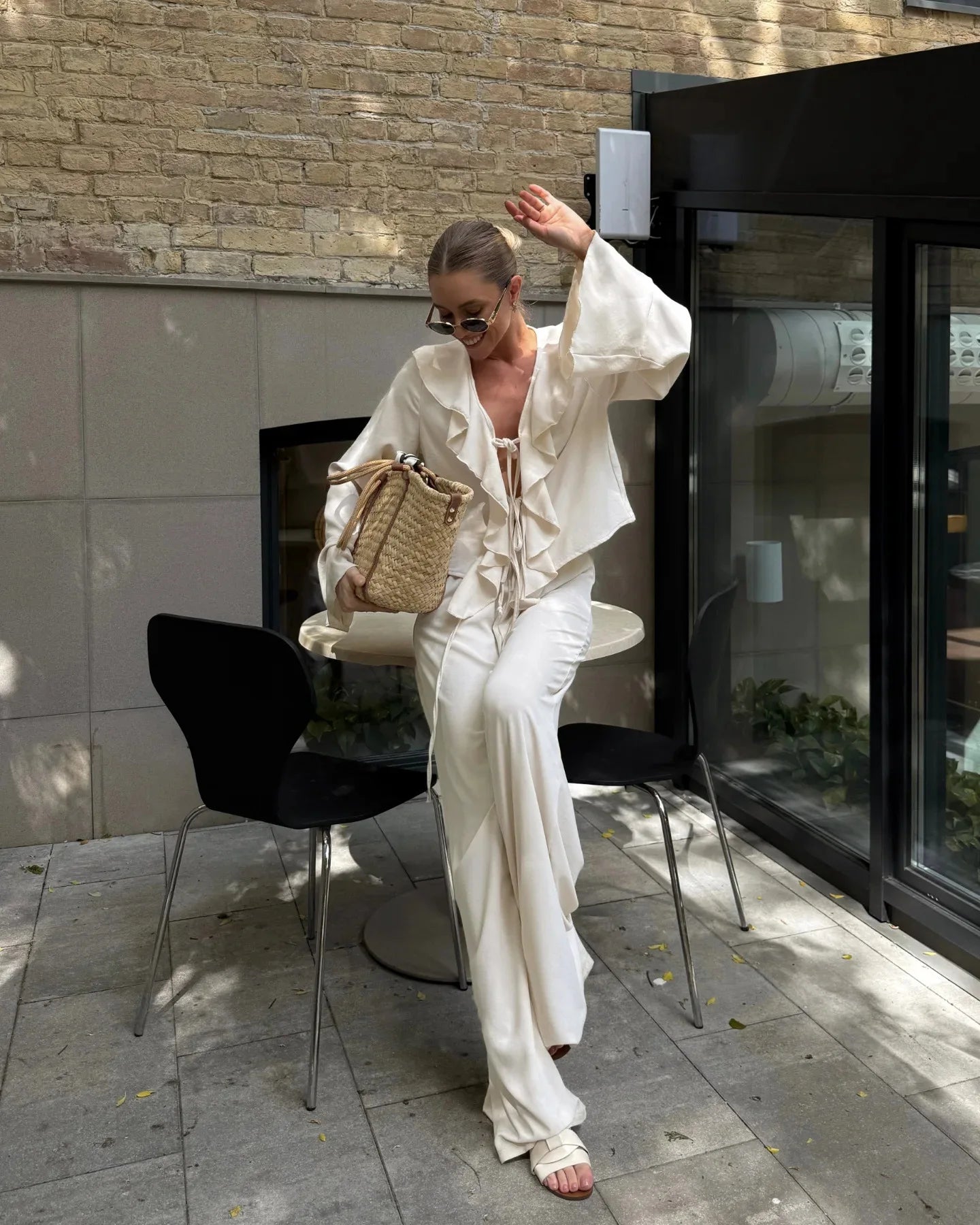Two Piece Sets Long Sleeve T-shirt & Trousers - Fashivon