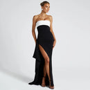 Black & White Maxi Dress - Fashivon