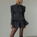 Long Sleeve Top & Skirt Suits - Fashivon
