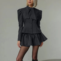 Long Sleeve Top & Skirt Suits - Fashivon