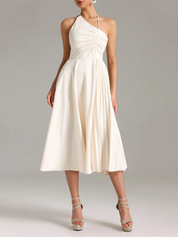 Apricot Sleeveless Dress - Fashivon