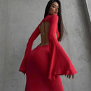 Maxi Long Sleeve Dress - Fashivon