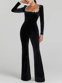 Black Long Sleeve Bodysuits