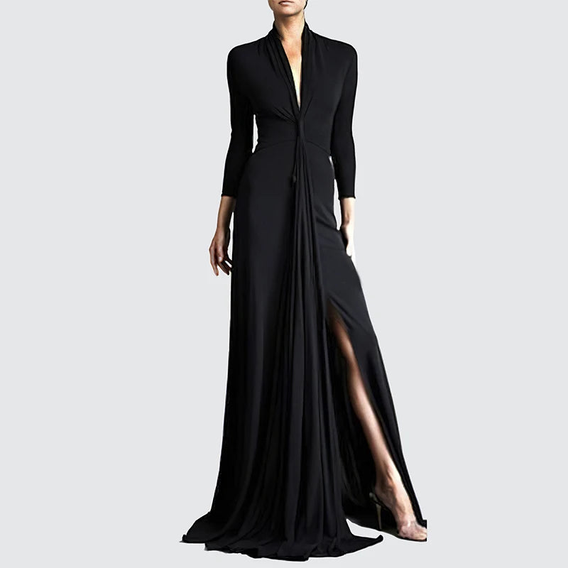 V-Neck Maxi Dresses