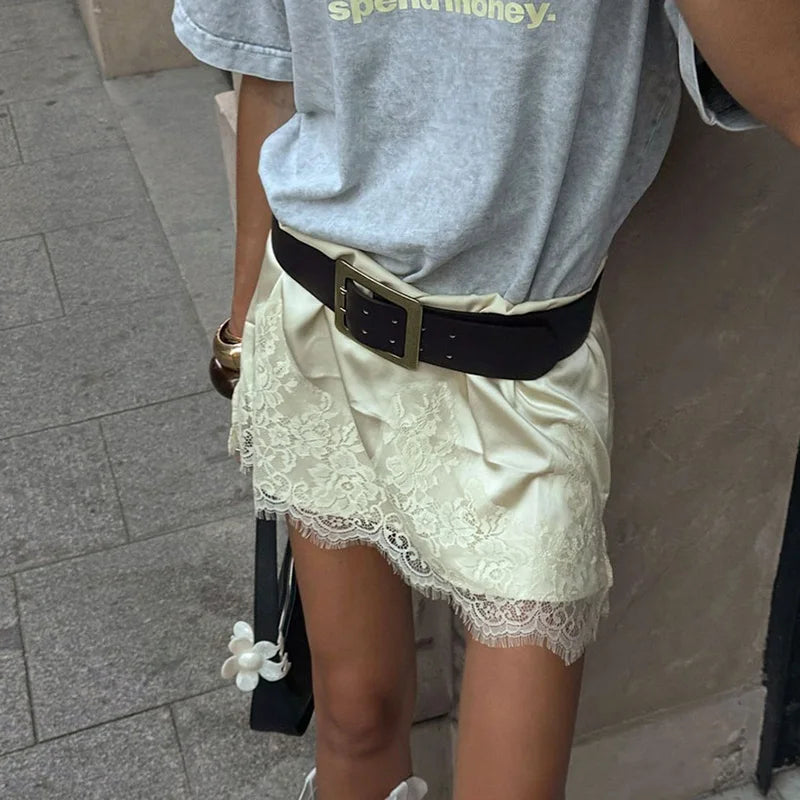 Lace Mini Skirt