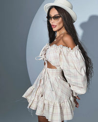 Long Sleeve Mini Dress - Fashivon