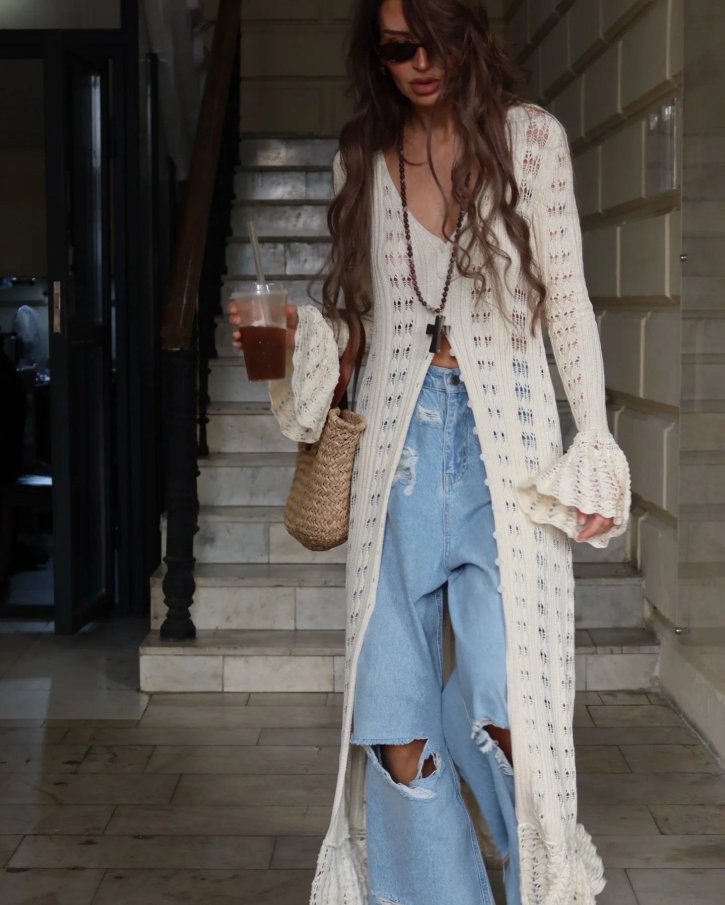 Long Sleeve Maxi Dress - Fashivon