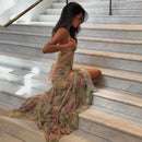 floral Long Dress - Fashivon