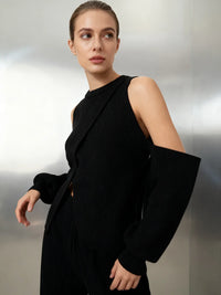 Off Shoulder Sleeves Sweater