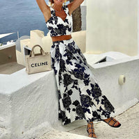 Fashion Top And Skirt Two-piece Set - Fashivon