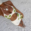 LF25001 Beach Hollow Knitting Bikini Suit New - Fashivon