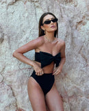 European American Dream Girl Sexy Slit Women's Swimsuit - Fashivon