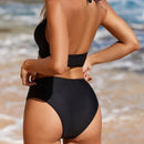 Women's High Waist Split Swimsuit - Fashivon